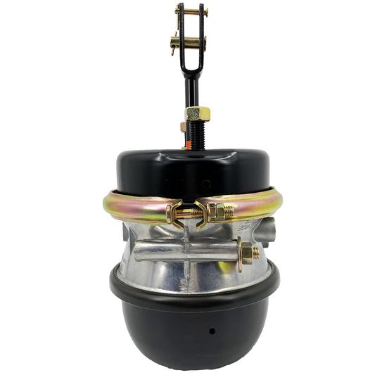 Type 30/30 Air Brake Chamber with Welded Clevis 2.5" Stroke for semi-Truck Trailer | Replaces Bendix K067114, K129605 & Haldex GC3030S4CW, GC3030CW | Model TR3030C-WC